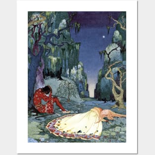 Ourson and Violette by Virginia Frances Sterrett Posters and Art